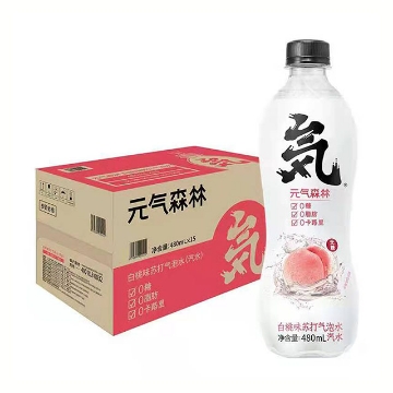 Show details for Yuanqi Forest Soda White Peach 480ml 1 bottle, 1*15 bottle Picture of Yuanqi Forest Soda White Peach 480ml 1 bottle, 1*15 bottle