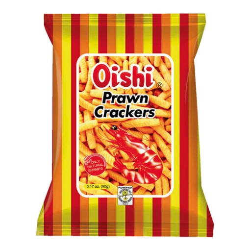 Picture of Oishi Prawn Crackers 90g (Plain, Spicy, Sweet & Extra Hot), OIS59