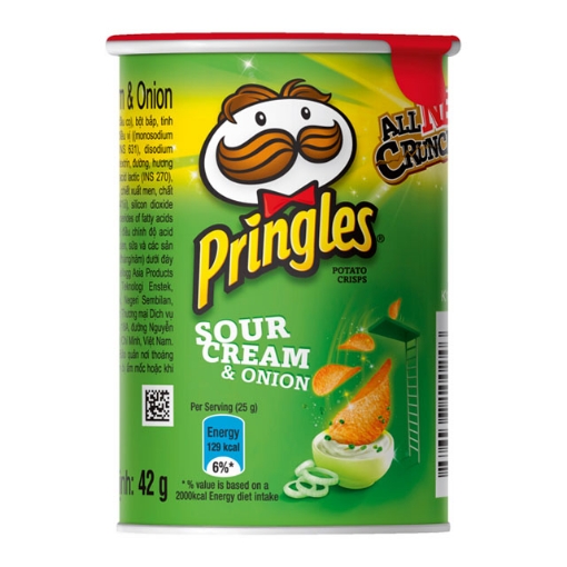 Picture of Pringles Sour Cream & Onion (42g, 107g, 147g), PRI05