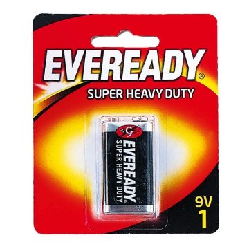 Show details for Eveready Battery Black 9V, EVE20B Picture of Eveready Battery Black 9V, EVE20B
