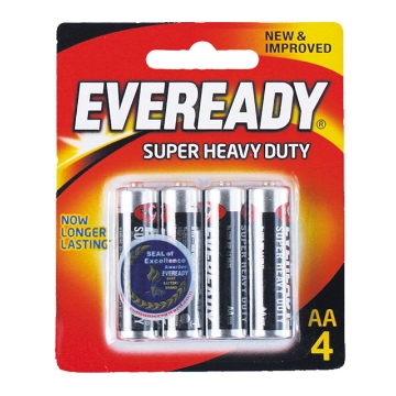 Show details for Eveready Battery Black AA4, EVE22B Picture of Eveready Battery Black AA4, EVE22B