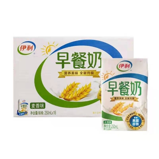 Picture of Yili Breakfast Milk ,Flavor (Oats, Walnut) 250ml