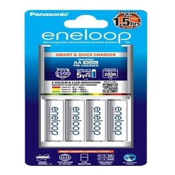 Show details for Panasonic K-KJ55MCC40T Eneloop Batteries & Charger Kit, K-KJ55MCC40T Picture of Panasonic K-KJ55MCC40T Eneloop Batteries & Charger Kit, K-KJ55MCC40T