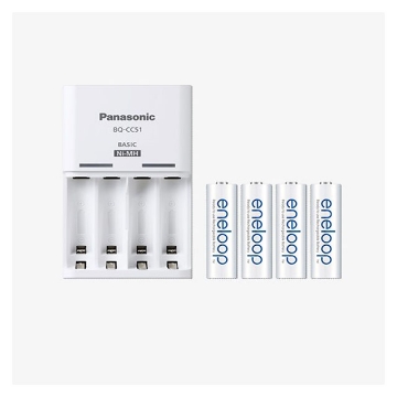 Show details for Panasonic K-KJ51MCC40T Eneloop Batteries & Charger Kit,K-KJ51MCC40T Picture of Panasonic K-KJ51MCC40T Eneloop Batteries & Charger Kit,K-KJ51MCC40T