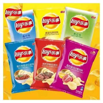 Show details for Leshi chips (Lime, tomato, cucumber, red stew, original flavor, barbecue) 70g,1 pack, 1*22 pack (can be mixed and matched)  Picture of Leshi chips (Lime, tomato, cucumber, red stew, original flavor, barbecue) 70g,1 pack, 1*22 pack (can be mixed and matched)