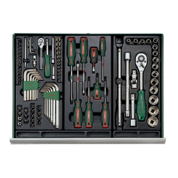 Show details for Hans 134 Pcs. Tools With 5 Drawers Tool Carriage Picture of Hans 134 Pcs. Tools With 5 Drawers Tool Carriage