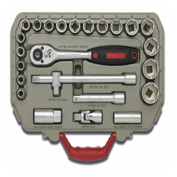 Show details for Crescent 25Piece Socket Set CTK25EU Picture of Crescent 25Piece Socket Set CTK25EU