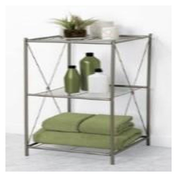 Show details for Zenith Cross Style Floor Shelf Picture of Zenith Cross Style Floor Shelf