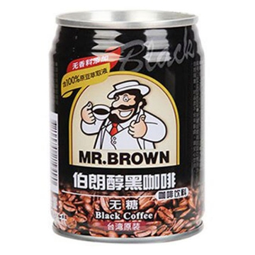 Show details for Mr. Brown Alcohol Black Coffee Sugar Free 240ml  Picture of Mr. Brown Alcohol Black Coffee Sugar Free 240ml