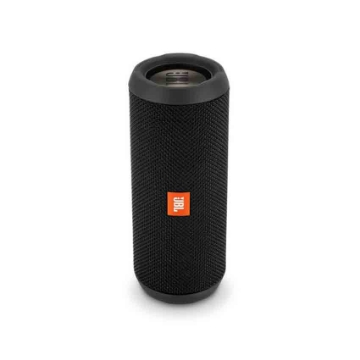 Show details for JBL  Splash Proof Wireless Portable Stereo Speaker (Black) featuring Dual 40mm Drivers, Up to 16W of Audio Power, Bluetooth 4.2 Technology, FLIP4 JBL  Splash Proof Wireless Portable Stereo Speaker (Black) featuring Dual 40mm Drivers, Up to 16W of Audio Power, Bluetooth 4.2 Technology, FLIP4