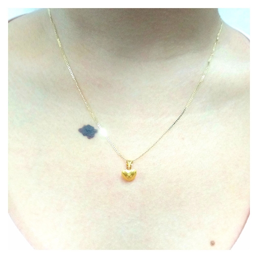 Picture of 18K -  Saudi Gold Jewelry Necklace w/ Pendant