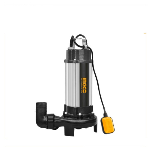 INGCO 1500W 2HP Industrial Sewage Submersible Pump w/ Floater switch and Control Box, SPDB15001-5 