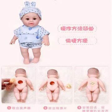 Show details for Baby's Toy 50 cm Boy and Girl Soft Baby Doll with Sound, BD-50 Picture of Baby's Toy 50 cm Boy and Girl Soft Baby Doll with Sound, BD-50