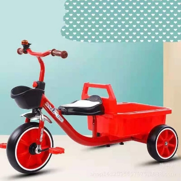 Show details for Children's Tricycle with Rear Bucket Large Carriage Female and Male Baby Bicycle, CTRBLC Picture of Children's Tricycle with Rear Bucket Large Carriage Female and Male Baby Bicycle, CTRBLC