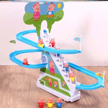 Show details for Children's Assembling Piggy Climbing Stairs with Automatic Track Slides Puzzle Toy, CTAPCSP Picture of Children's Assembling Piggy Climbing Stairs with Automatic Track Slides Puzzle Toy, CTAPCSP