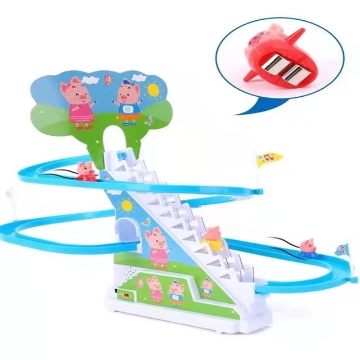 Show details for Children's Assembling Piggy Climbing Stairs with Automatic Track Slides Puzzle Toy, CTAPCSP Picture of Children's Assembling Piggy Climbing Stairs with Automatic Track Slides Puzzle Toy, CTAPCSP