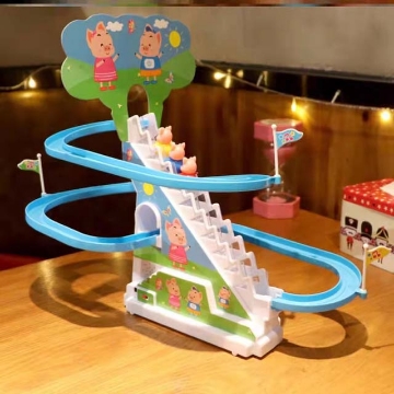 Show details for Children's Assembling Piggy Climbing Stairs with Automatic Track Slides Puzzle Toy, CTAPCSP Picture of Children's Assembling Piggy Climbing Stairs with Automatic Track Slides Puzzle Toy, CTAPCSP