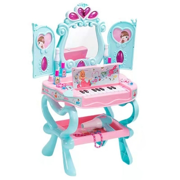 Show details for Girl's Intelligent Induction Piano Dresser with Makeup Game Set, GIIPD Picture of Girl's Intelligent Induction Piano Dresser with Makeup Game Set, GIIPD