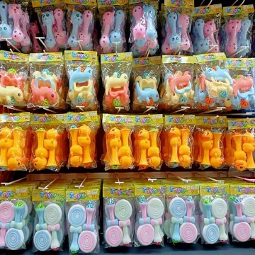 Show details for Baby Different Rattle and Bell Toys with Handle, BDRBT Picture of Baby Different Rattle and Bell Toys with Handle, BDRBT