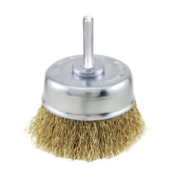 Show details for MaxSell Cup Brush with 1/4 Shank (Crimped Wire), MSA-12650-12760-12875 Cup Brush with 1/4 Shank (Crimped Wire)