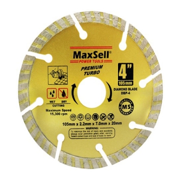 Show details for MaxSell Premium Turbo (Diamond Blades) for Wet and Dry Cutting , DBP-4-5-7-14 Premium Turbo (Diamond Blades)  for Wet and Dry Cutting