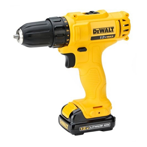 Dewalt Cordless Drill Driver 10.8V, 1.3Ah, Chuck Size : 10mm