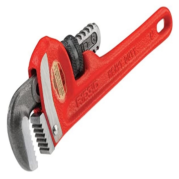 Show details for Ridgid Straight Pipe Wrench 152 mm (6") Heavy-Duty Plumbing Straight Pipe Wrench, Red, Made In The USA, 31000 Straight Pipe Wrench