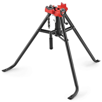 Show details for Ridgid  Portable Tristand Vise Chain Pipe Vise Red/Black , 16703 Ridgid  Portable Tristand Vise