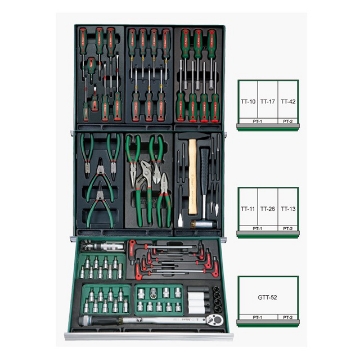 Show details for Hans 234pcs. Tool set only with individual tray, GTT-234 Hans Tool Set Only With Individual tray