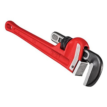 Show details for Ridgid Straight Pipe Wrench 152 mm (6") Heavy-Duty Plumbing Straight Pipe Wrench, Red, Made In The USA, 31000 Straight Pipe Wrench