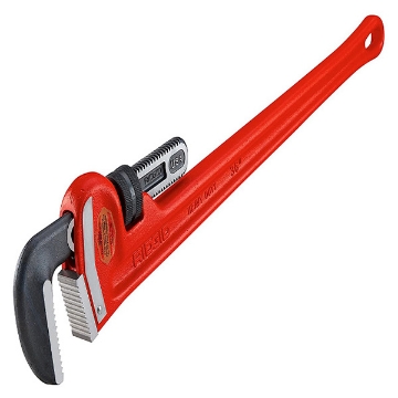 Show details for Ridgid Straight Pipe Wrench 152 mm (6") Heavy-Duty Plumbing Straight Pipe Wrench, Red, Made In The USA, 31000 Straight Pipe Wrench