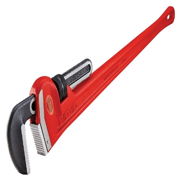 Show details for Ridgid Straight Pipe Wrench 152 mm (6") Heavy-Duty Plumbing Straight Pipe Wrench, Red, Made In The USA, 31000 Straight Pipe Wrench