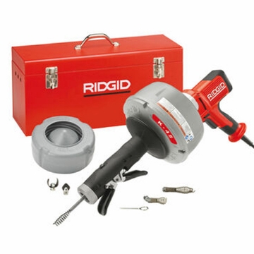 Show details for Ridgid Drain Gun/Sink Machine (K-45 Catalog no 49233, K-45-1 catalog no. 36038, K-45AF-7 Catalog No. 49253) Ridgid Carrying Case, K-45-1