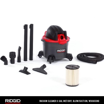 Show details for RIDGID Wet and Dry Vacuum Cleaner 6 Gallons, 55413 RIDGID Wet and Dry Vacuum Cleaner 6 Gallons