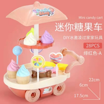 Show details for Ice Cream Candy Truck Toy, T14 T14-28-pink