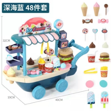 Show details for Ice Cream Candy Truck Toy, T14 T14-48-blue