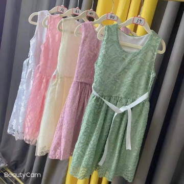 Show details for Baby Girl Lace Dress Princess Dress 3-6 years old Kids Clothes, BGLDPD-3-6 Baby Girl Lace Dress Princess Dress