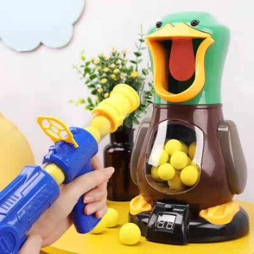 Show details for Hit Me Duck Children's Shooting Toy Soft bullet Gun Parent-child Interaction Kid's Birthday Gift, HMDPIK Hit Me Duck Children's Shooting Toy Soft bullet Gun Parent-child