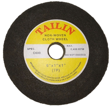 Show details for Tailin Non- Woven Cloth Wheel 6"x1"x1" (5P)(7P) ,  C240   Tailin Non- Woven Cloth Wheel