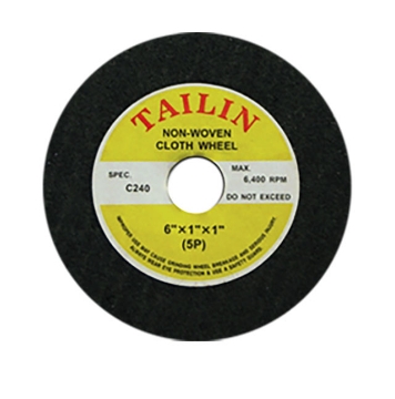 Show details for Tailin Non- Woven Cloth Wheel 6"x1"x1" (5P)(7P) ,  C240   Tailin Non- Woven Cloth Wheel