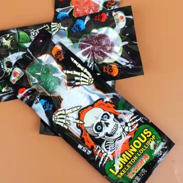 Show details for Glow-in-the-dark Skull Lollipop Noctilucine Candy Human Skeleton Candy Toy (1pc), GSLNCH Glow-in-the-dark Skull Lollipop Noctilucine Candy Human Skeleton Candy Toy