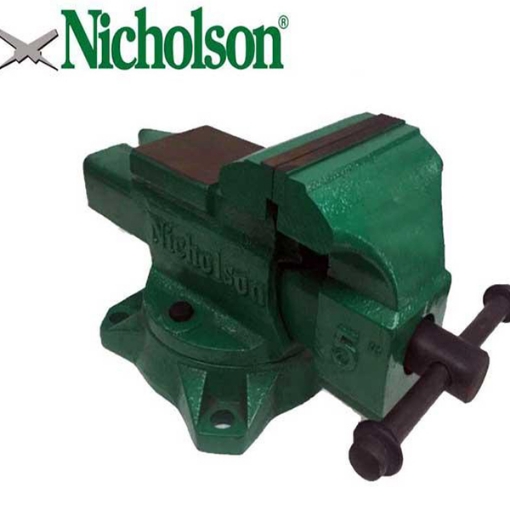 Nicholson 4" Bench Vise with Swivel Base