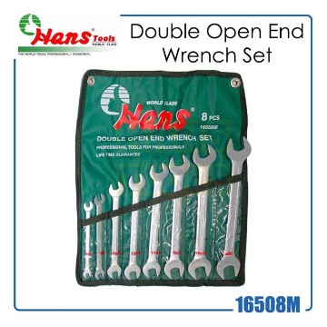 Show details for Hans Tools  Open Wrench Set, 16508M Hans Tools Open Wrench Set