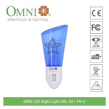 Show details for Omni LED Colored Night Light  0.50W, KNL-501-PK/N Omni LED Colored Night Light  0.50W