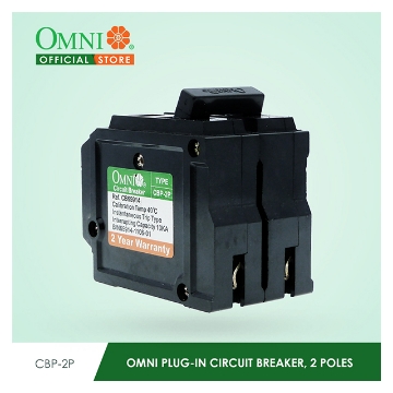 Show details for Omni Circuit Breaker Plug-in 2 Pole (15A-60A), CBP-2P/CBB-2P Omni Circuit Breaker Plug-in 2 Pole (15A-60A)
