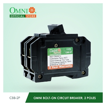 Show details for Omni Circuit Breaker Plug-in 2 Pole (15A-60A), CBP-2P/CBB-2P Omni Circuit Breaker Plug-in 2 Pole (15A-60A)