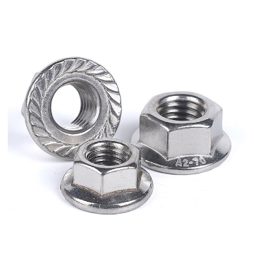 Show details for 304 Stainless Steel Flange Nut Inches Size 1/4 5/16 3/8 7/16 1/2 5/8 3/4 , FLBN Picture of 304 Stainless Steel Flange Nut Inches Size 1/4 5/16 3/8 7/16 1/2 5/8 3/4 , FLBN