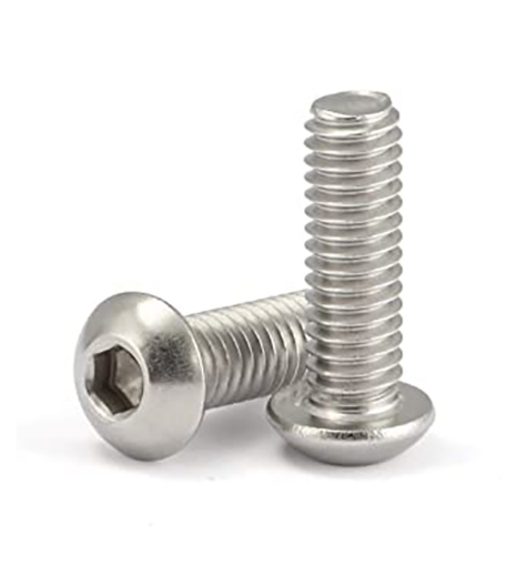 Stainless Steel Button Head Socket Cap Screws Allen Hex 