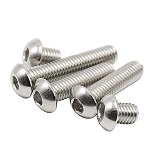 Picture of 304 Stainless Steel Button Head Socket Cap Screws,Allen Hex Drive by Fastener