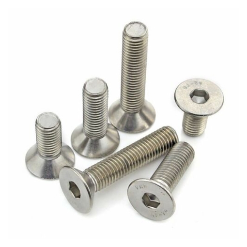 Picture of 304 Stainless Steel Allen Flat Head Socket Screws, Metric Size,M2, M2.5, M3, M4, M5, M6, M8, M10, M12,M16, STAFHM